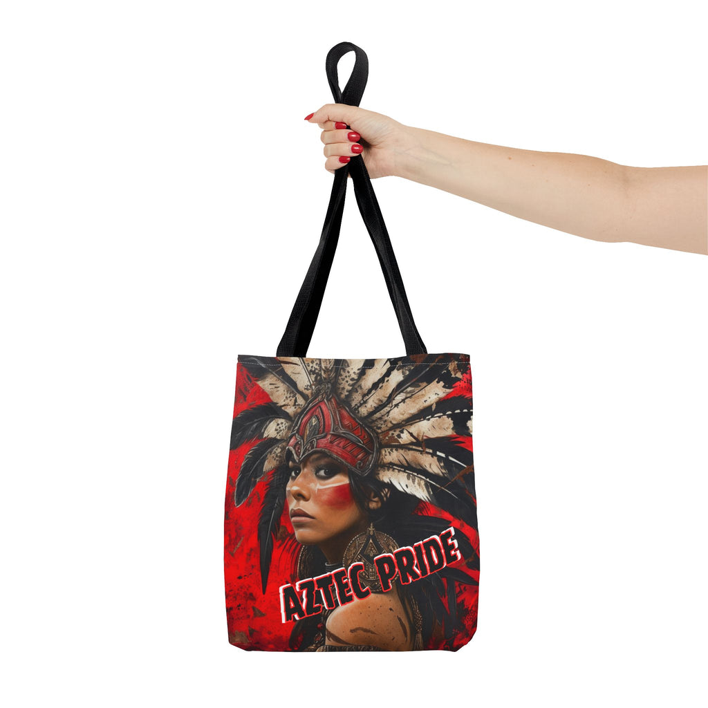 Aztec Moon Goddess Tote Bag – Aztec-Inspired Reusable Shopping Bag | GringoArte