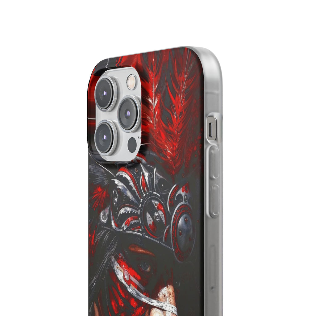 Aztec King of Kings – Flexi Phone Case (iPhone & Samsung • Clear TPU • Made in USA • Personalized Option)