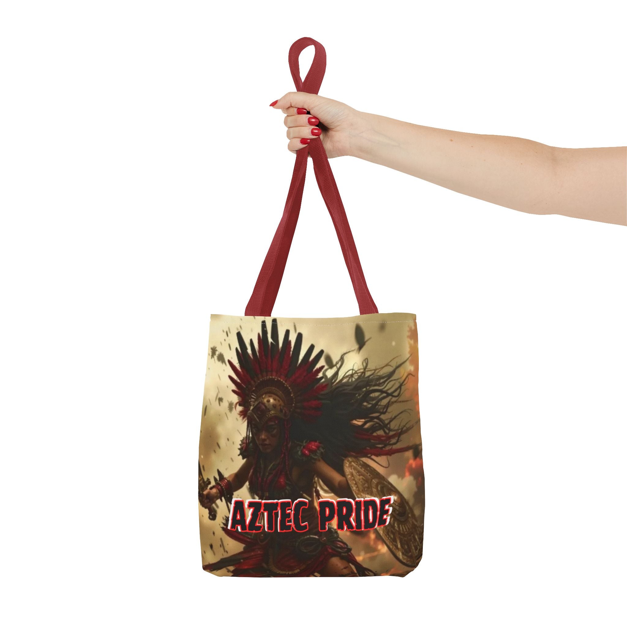 Aztec Bloodwar Queen Tote Bag – Aztec-Inspired Reusable Shopping Bag | GringoArte