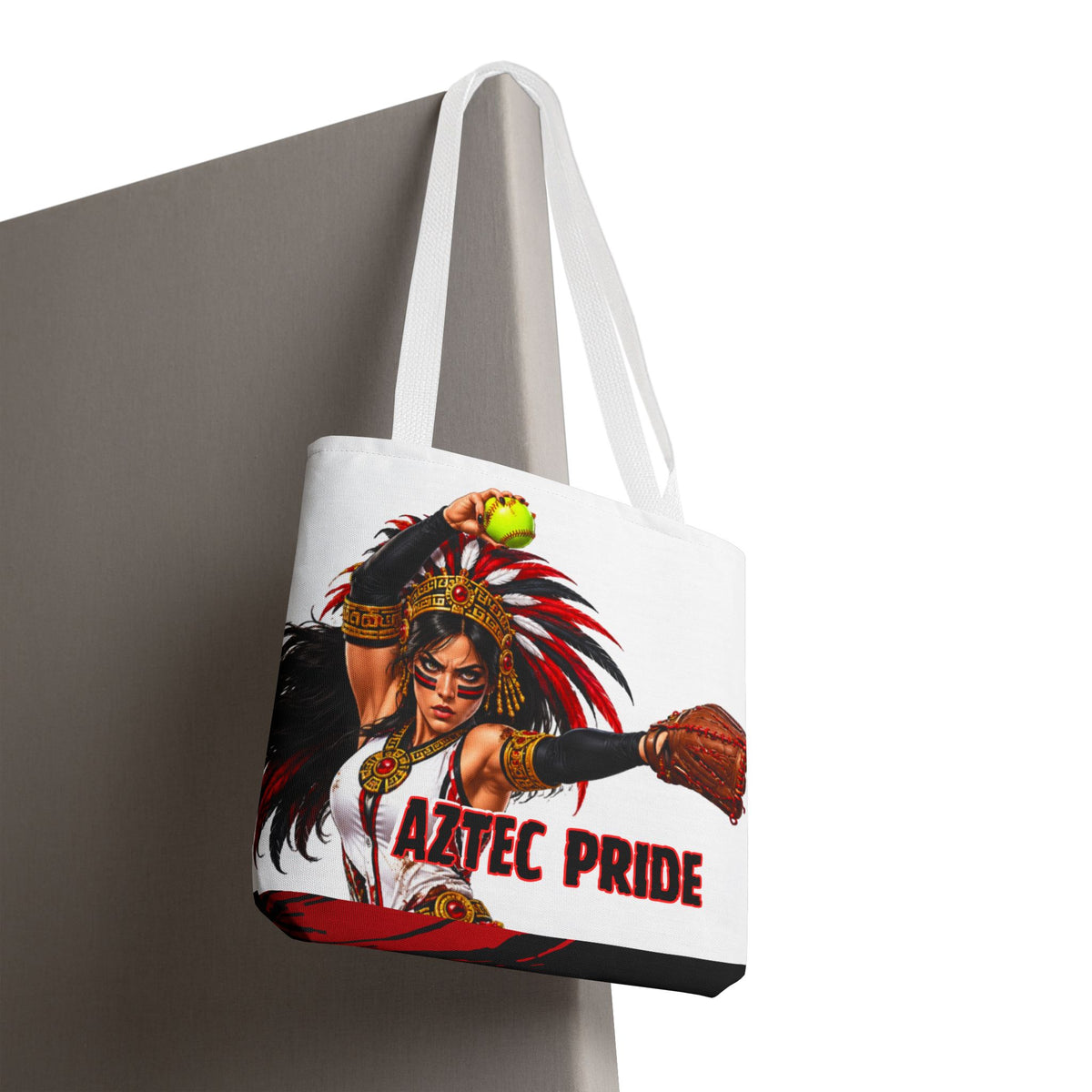 Aztec Softball Savage Warrior Tote Bag