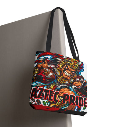 Aztec Football Savage Warrior Tote Bag