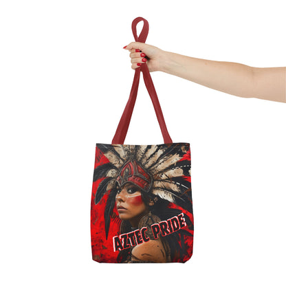 Aztec Moon Goddess Tote Bag – Aztec-Inspired Reusable Shopping Bag | GringoArte