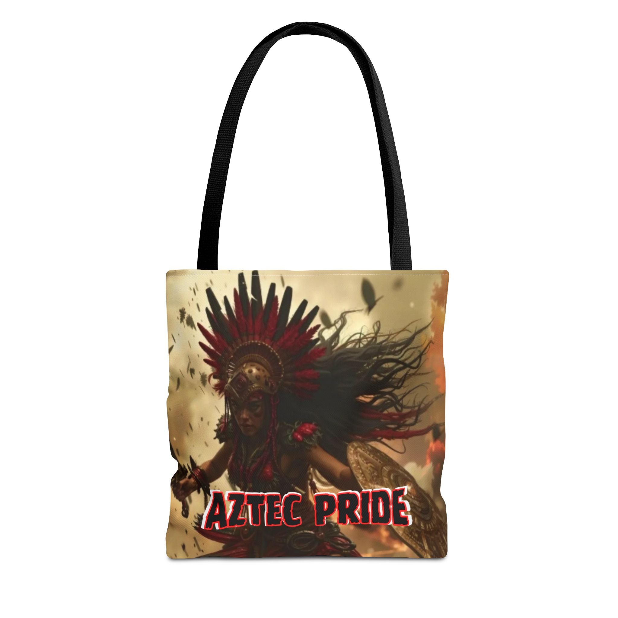 Aztec Bloodwar Queen Tote Bag – Aztec-Inspired Reusable Shopping Bag | GringoArte