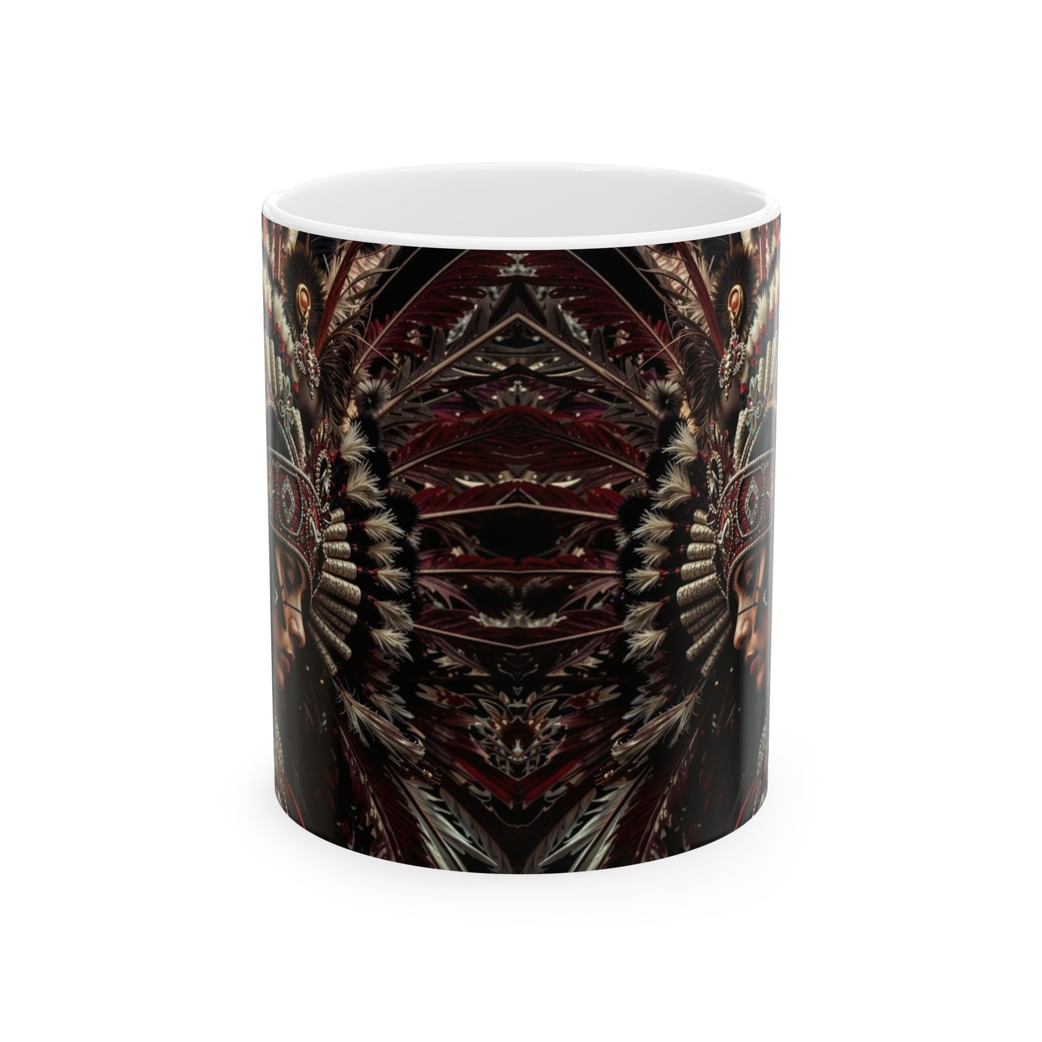 Aztec Goddess Spirit – Ceramic Mug (11oz, 15oz • Dishwasher & Microwave Safe • Made in USA • Personalized Option)