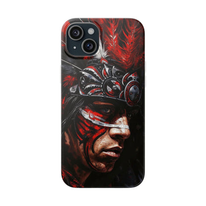 Aztec King of Kings – Flexi Phone Case (iPhone & Samsung • Clear TPU • Made in USA • Personalized Option)