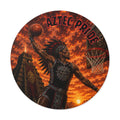 Aztec Basketball Male Warrior Round Vinyl Sticker 2”–6” | Made & Shipped in the USA • 🚚 FREE USA Shipping • Personalized Option