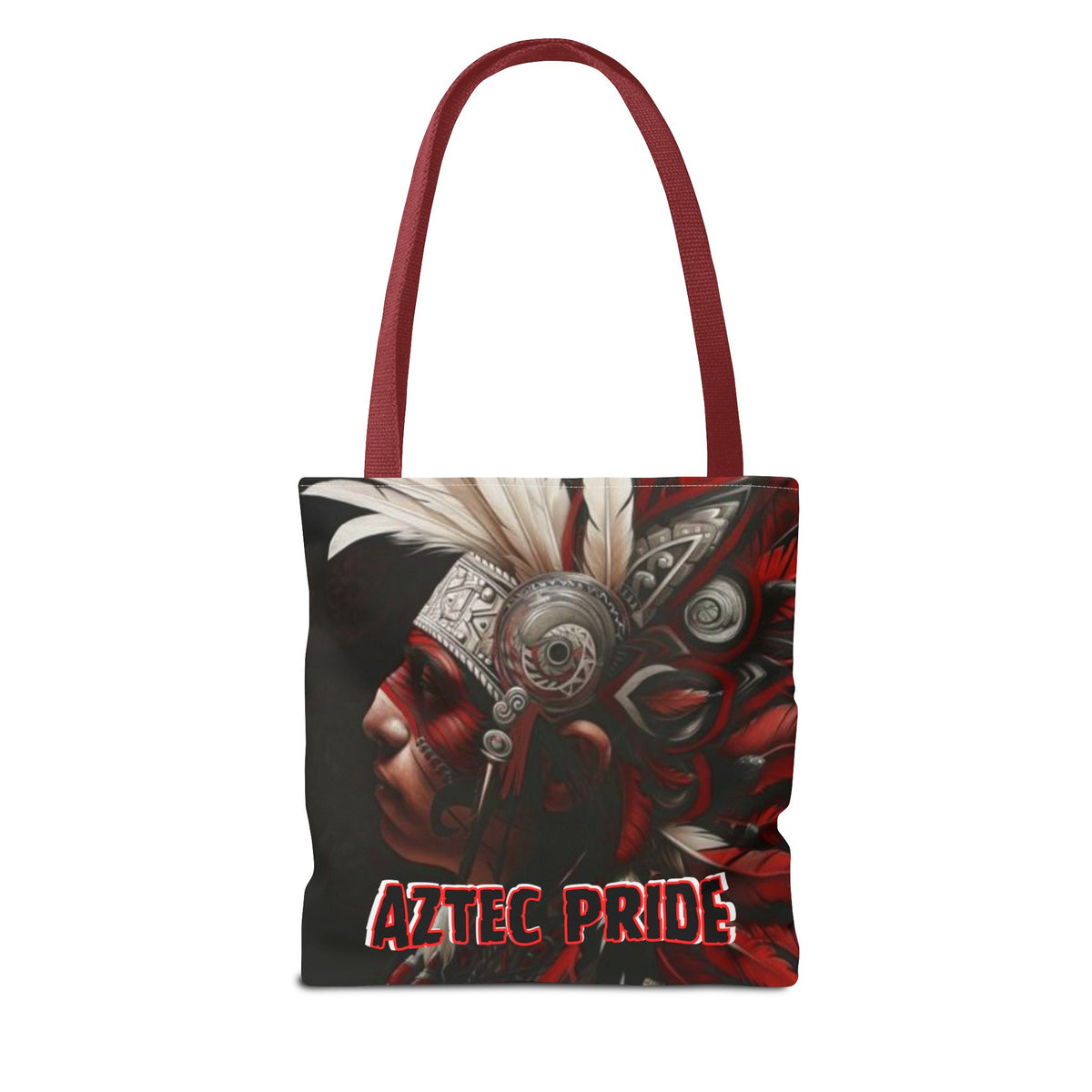 Aztec Warrior King Tote Bag – Aztec-Inspired Reusable Shopping Bag | GringoArte