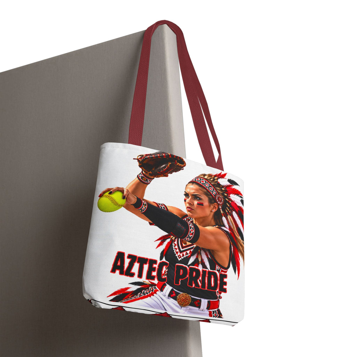 Aztec Softball Pitcher Warrior Tote Bag