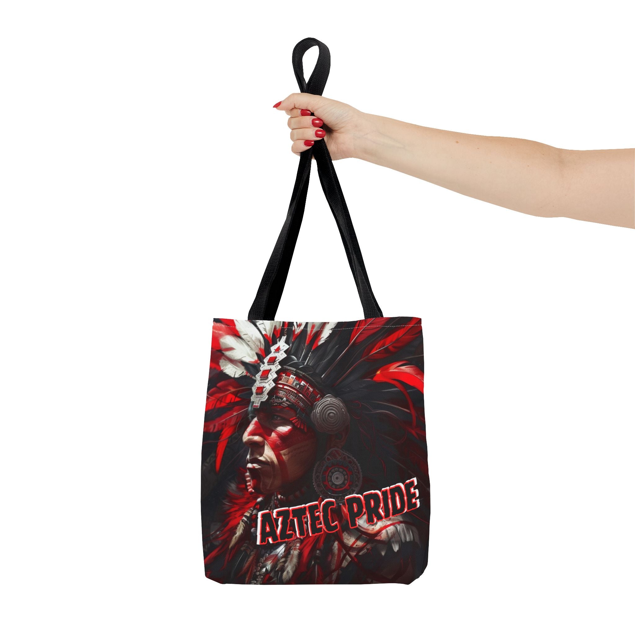 Aztec Loyal Warrior Tote Bag – Aztec-Inspired Reusable Shopping Bag | GringoArte