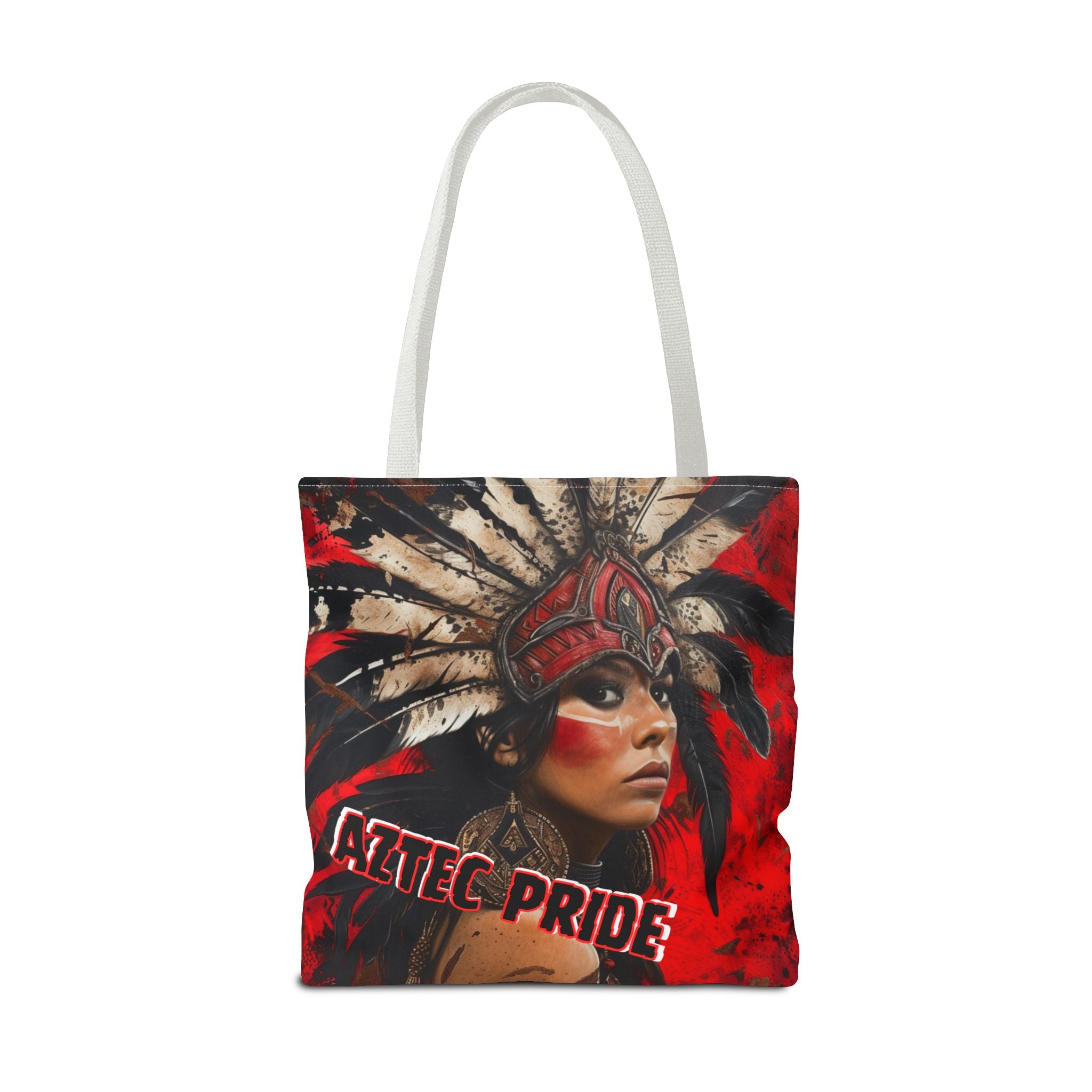 Aztec Moon Goddess Tote Bag – Aztec-Inspired Reusable Shopping Bag | GringoArte