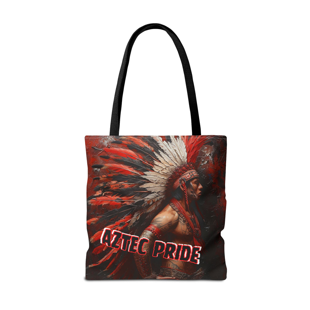 Aztec Noble Warrior Tote Bag – Aztec-Inspired Reusable Shopping Bag | GringoArte