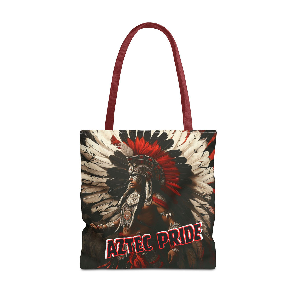 Aztec Fierce Warrior Tote Bag – Aztec-Inspired Reusable Shopping Bag | GringoArte