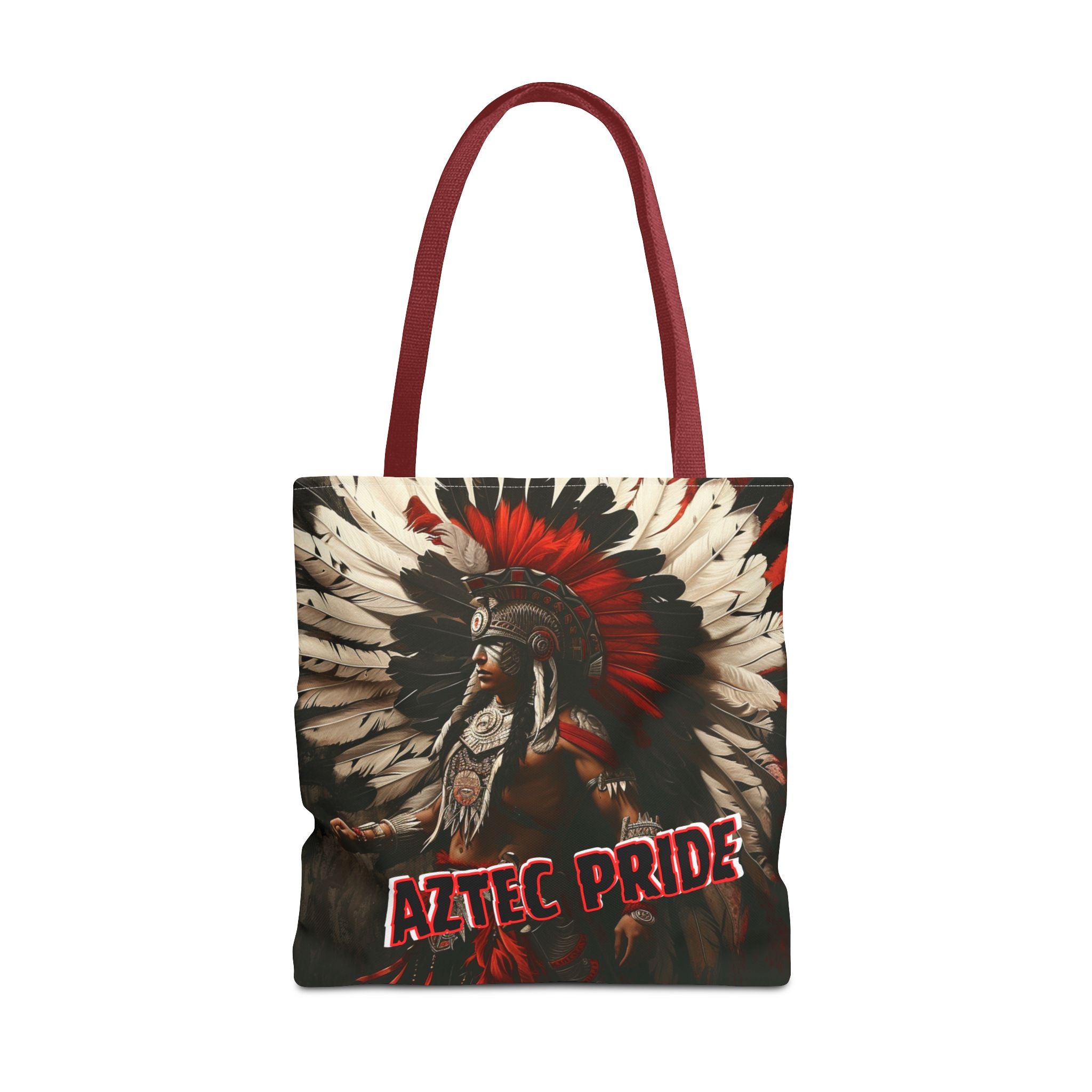 Aztec Fierce Warrior Tote Bag – Aztec-Inspired Reusable Shopping Bag | GringoArte