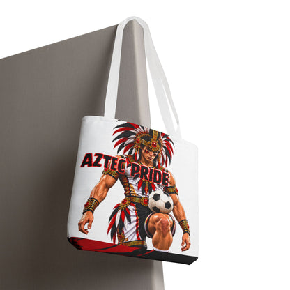 Aztec Soccer Savage Warrior Tote Bag