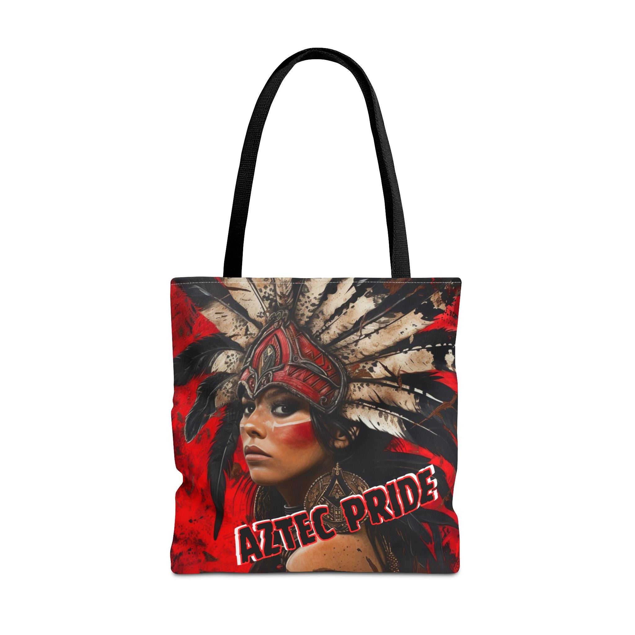 Aztec Moon Goddess Tote Bag – Aztec-Inspired Reusable Shopping Bag | GringoArte