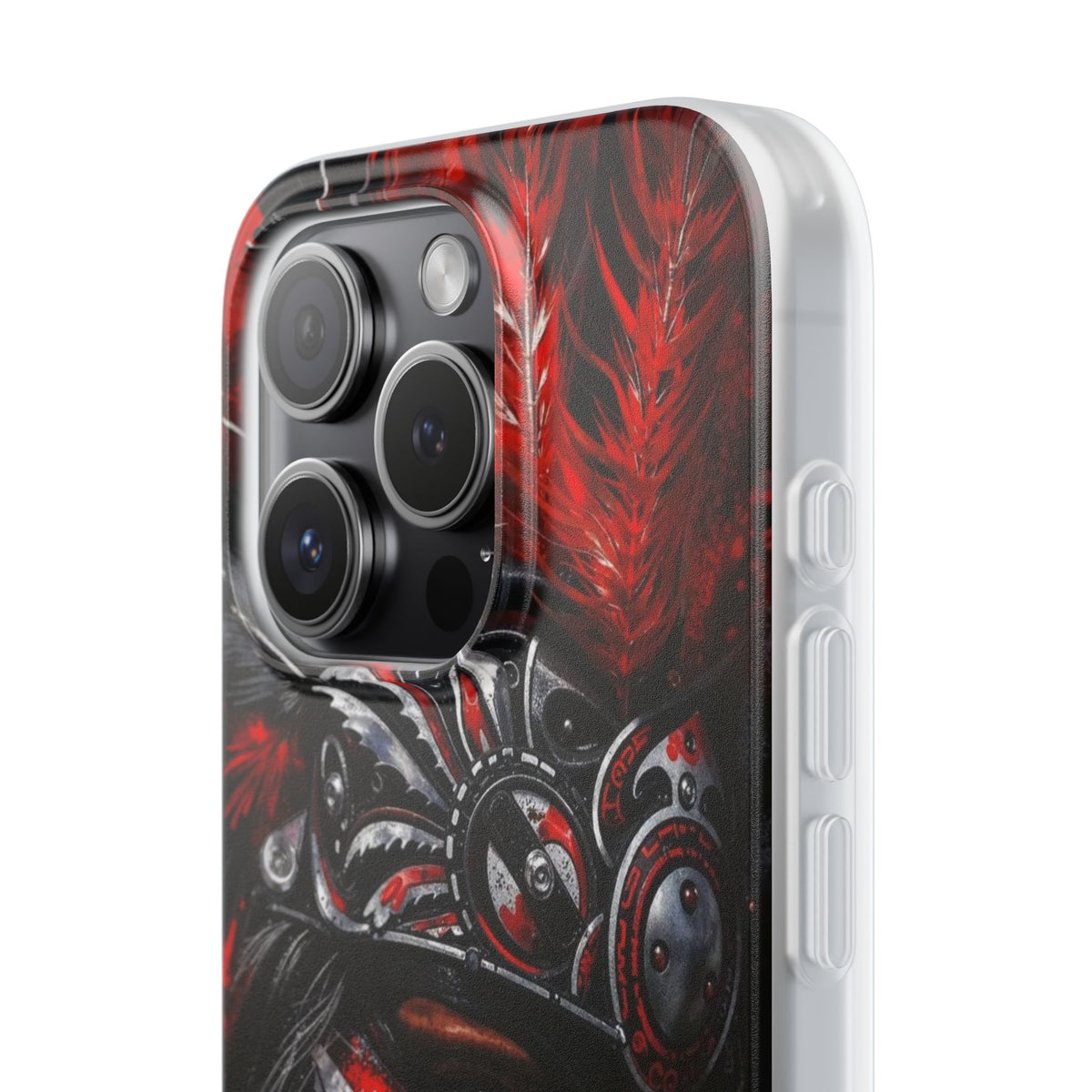 Aztec King of Kings – Flexi Phone Case (iPhone & Samsung • Clear TPU • Made in USA • Personalized Option)
