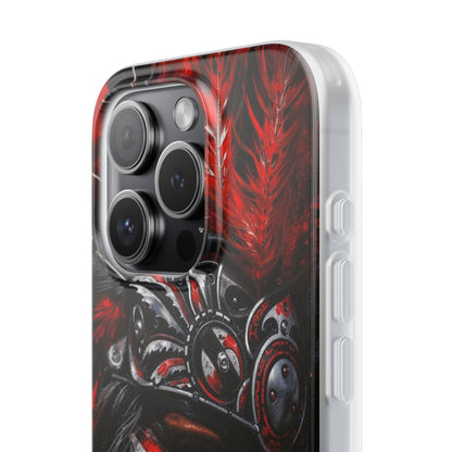 Aztec King of Kings – Flexi Phone Case (iPhone & Samsung • Clear TPU • Made in USA • Personalized Option)