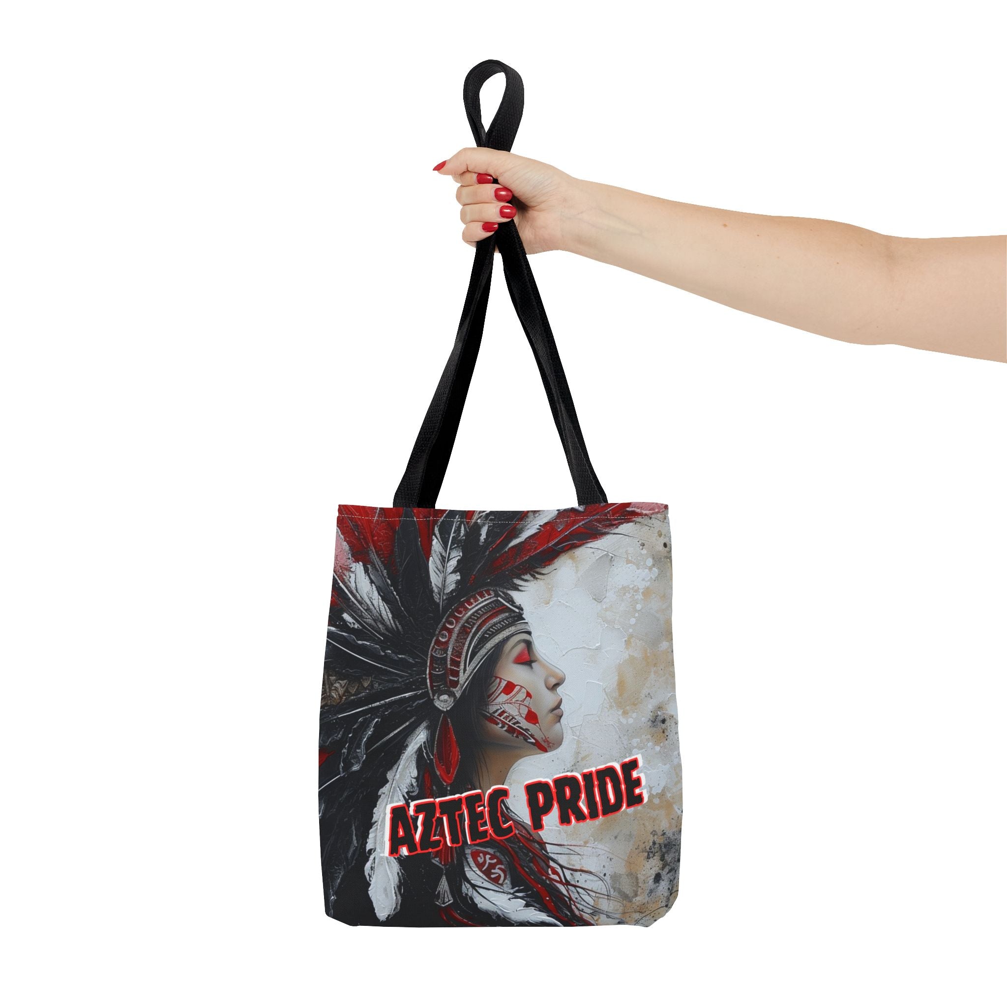 Aztec Silent Goddess Tote Bag – Aztec-Inspired Reusable Shopping Bag | GringoArte