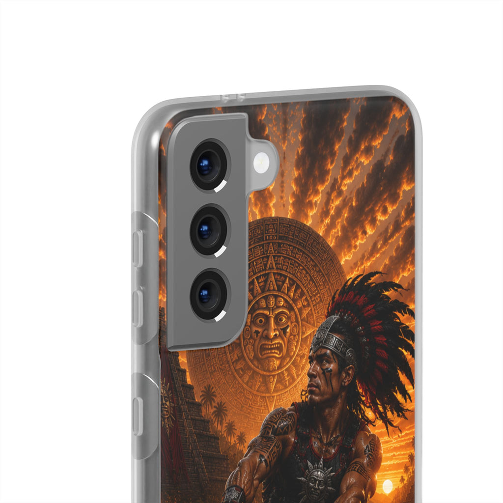 Aztec Wakeboard Male Warrior – Flexi Phone Case (iPhone & Samsung • Clear TPU • Made & Shipped in the USA • 🚚 FREE USA Shipping • Personalized Option)