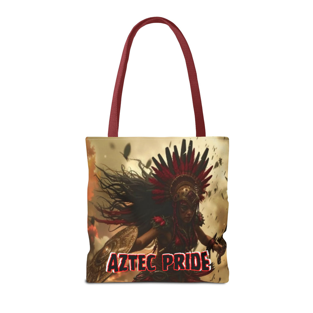 Aztec Bloodwar Queen Tote Bag – Aztec-Inspired Reusable Shopping Bag | GringoArte
