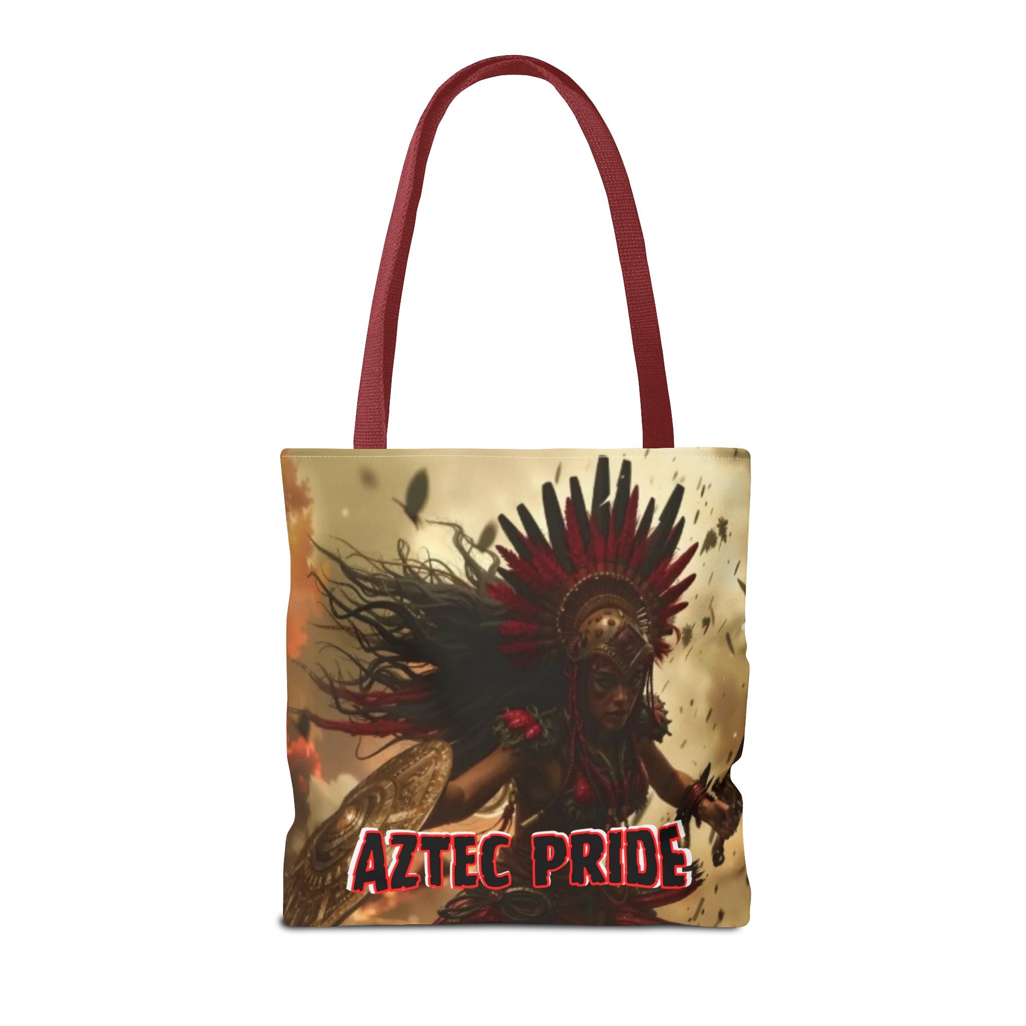 Aztec Bloodwar Queen Tote Bag – Aztec-Inspired Reusable Shopping Bag | GringoArte