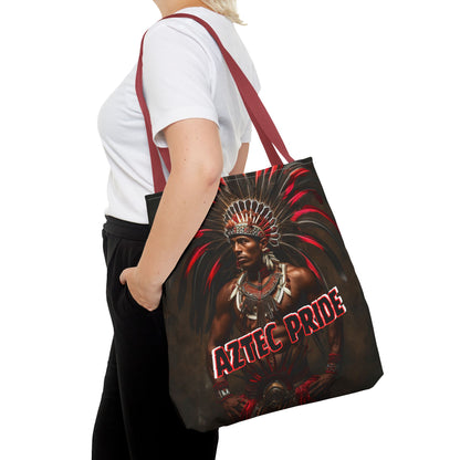 Aztec Sun Guardian Tote Bag – Aztec-Inspired Reusable Shopping Bag | GringoArte