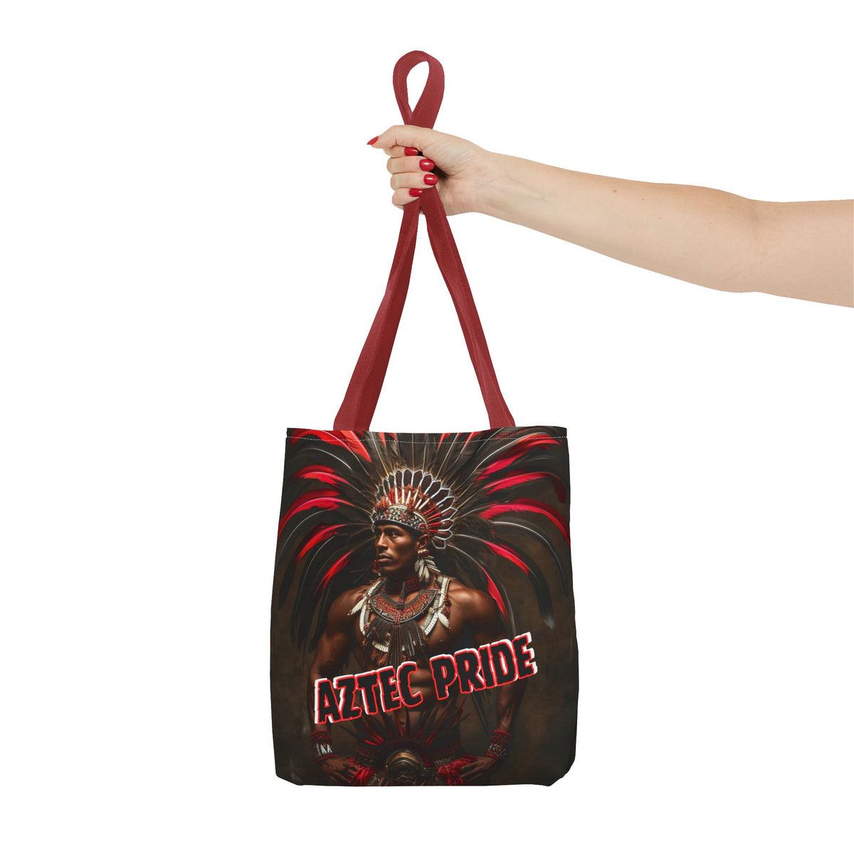 Aztec Sun Guardian Tote Bag – Aztec-Inspired Reusable Shopping Bag | GringoArte