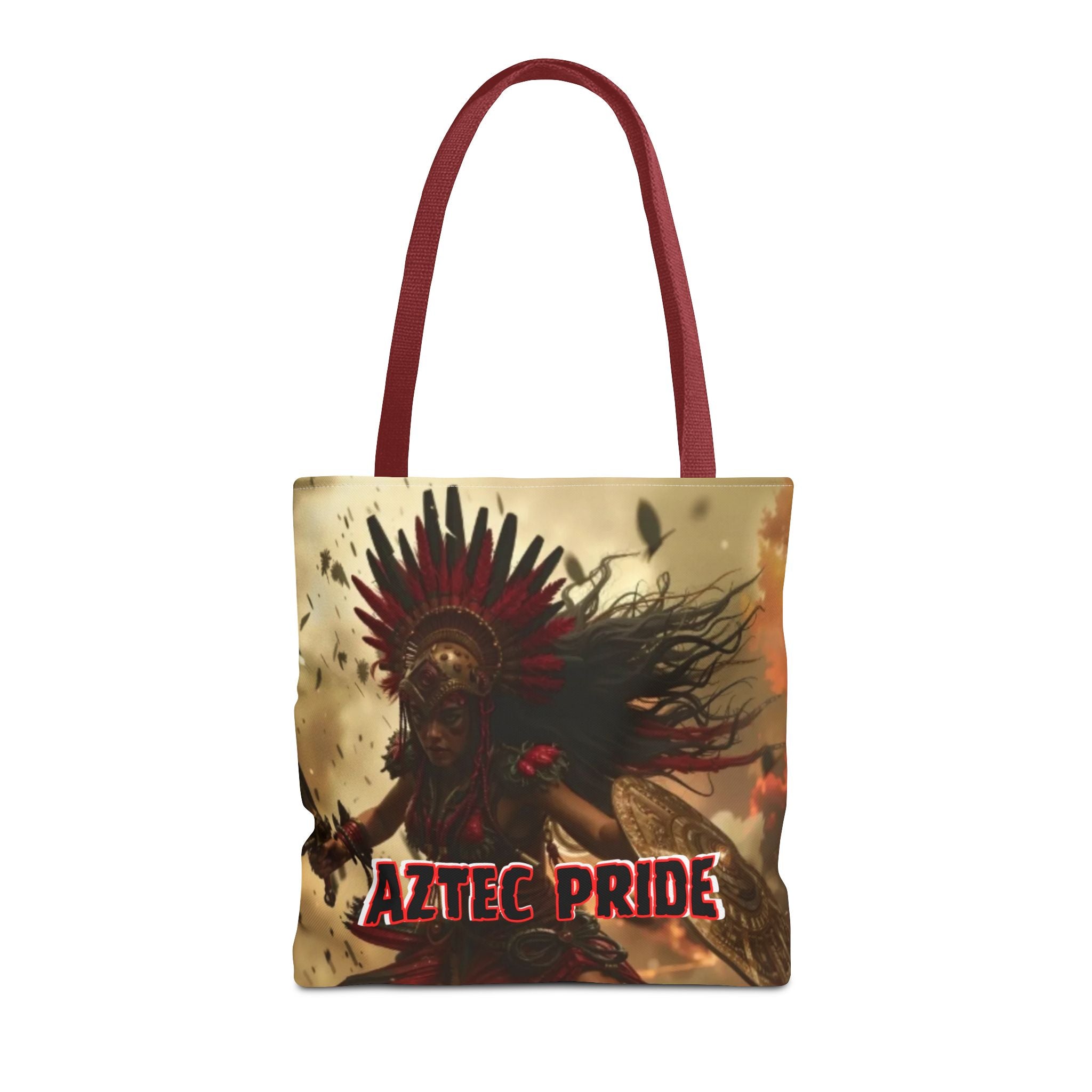 Aztec Bloodwar Queen Tote Bag – Aztec-Inspired Reusable Shopping Bag | GringoArte