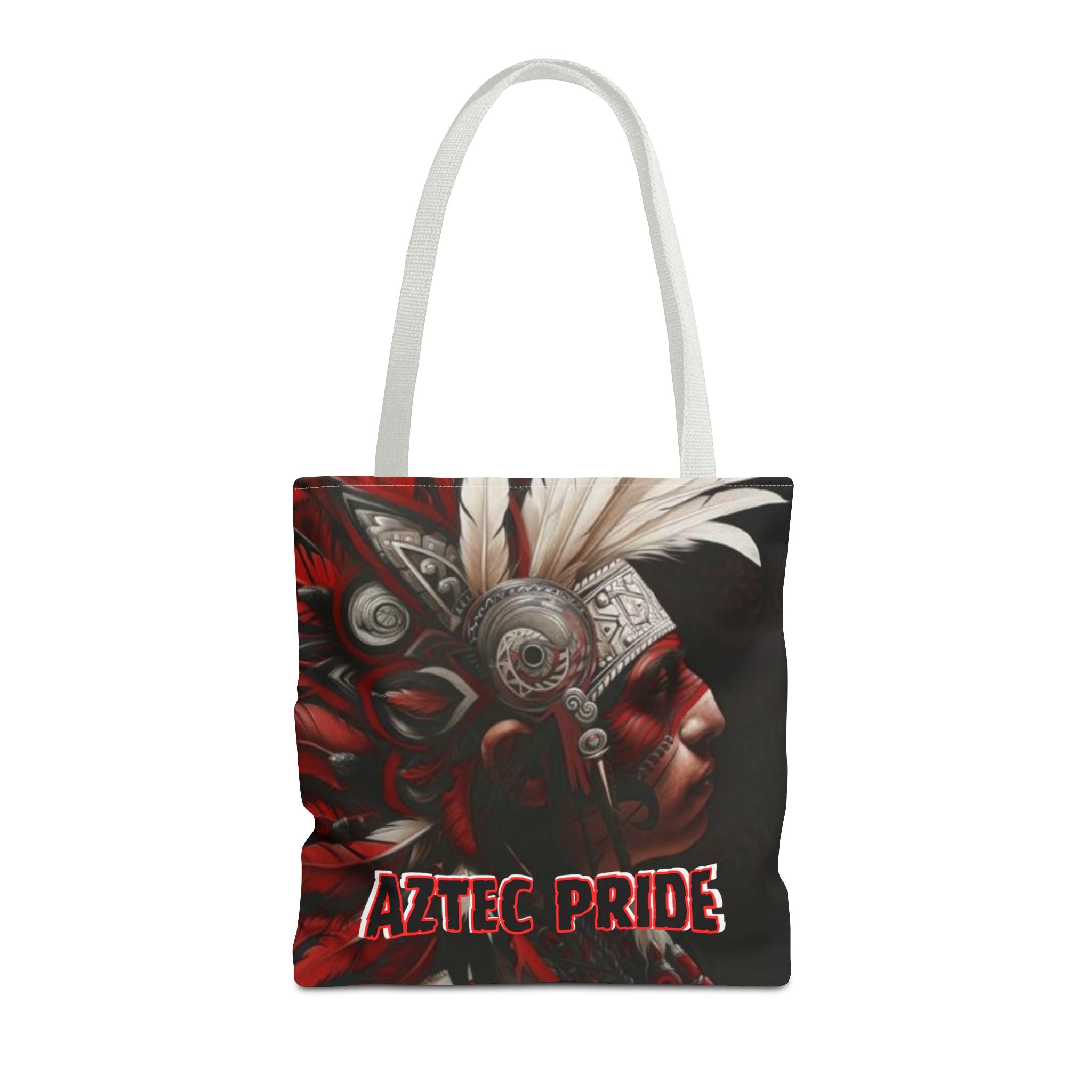 Aztec Warrior King Tote Bag – Aztec-Inspired Reusable Shopping Bag | GringoArte