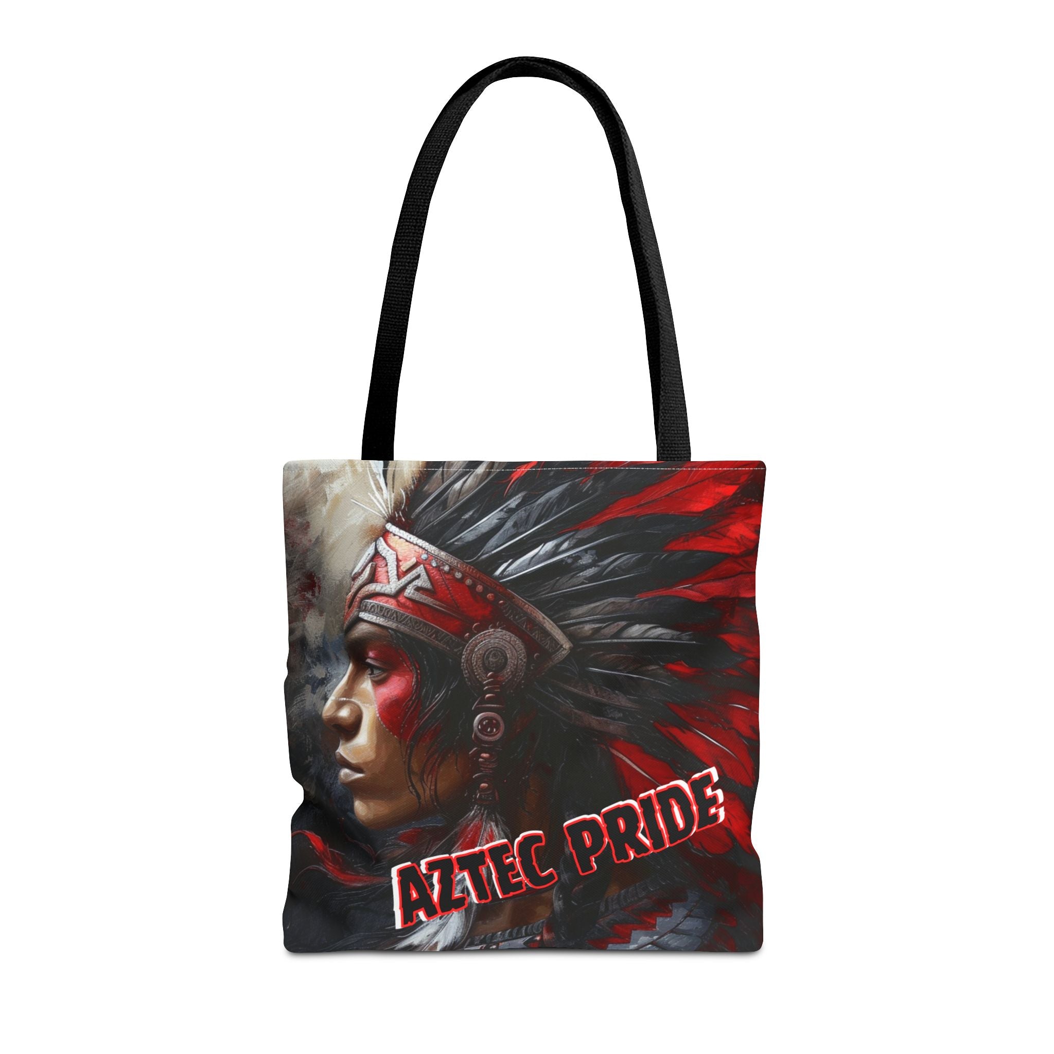 Aztec Silent Warrior Tote Bag – Aztec-Inspired Reusable Shopping Bag | GringoArte