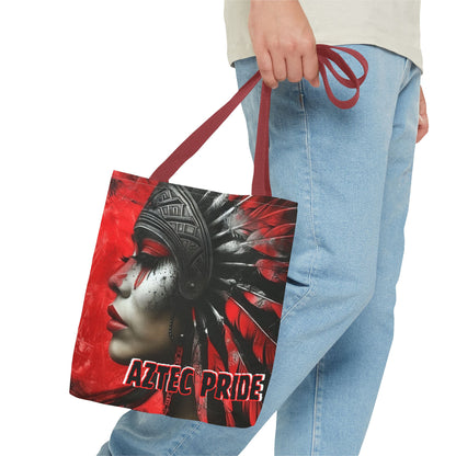 Aztec Fearless Goddess Tote Bag – Aztec-Inspired Reusable Shopping Bag | GringoArte