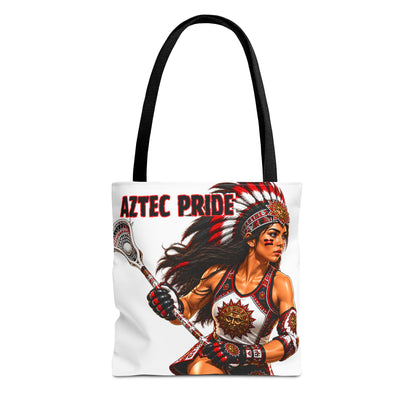 Aztec Lacrosse Female Warrior Tote Bag