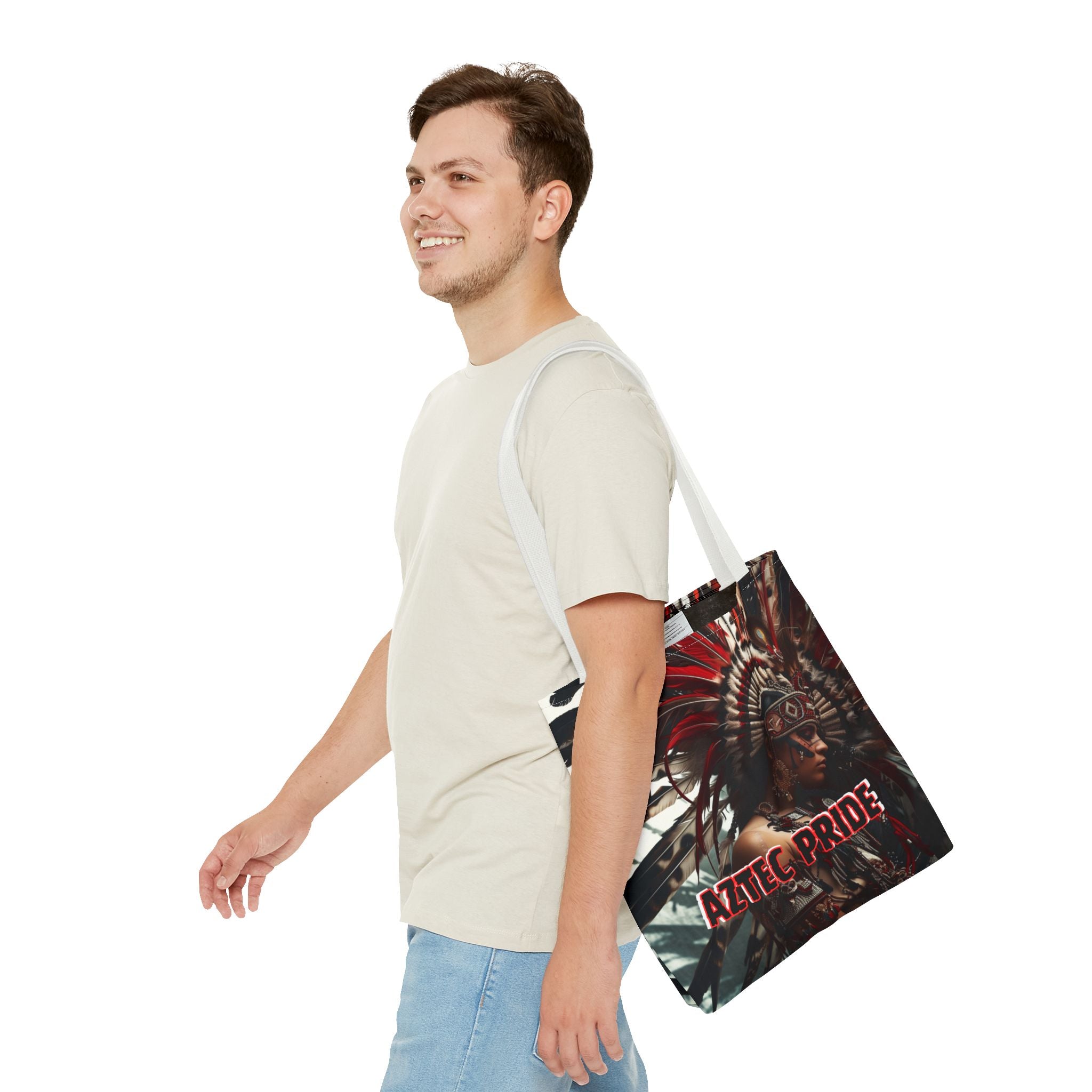Aztec Goddess Spirit Tote Bag – Aztec-Inspired Reusable Shopping Bag | GringoArte