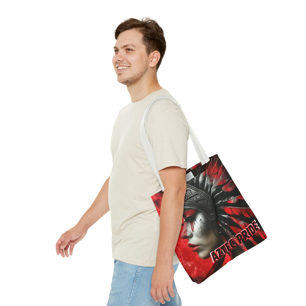 Aztec Fearless Goddess Tote Bag – Aztec-Inspired Reusable Shopping Bag | GringoArte