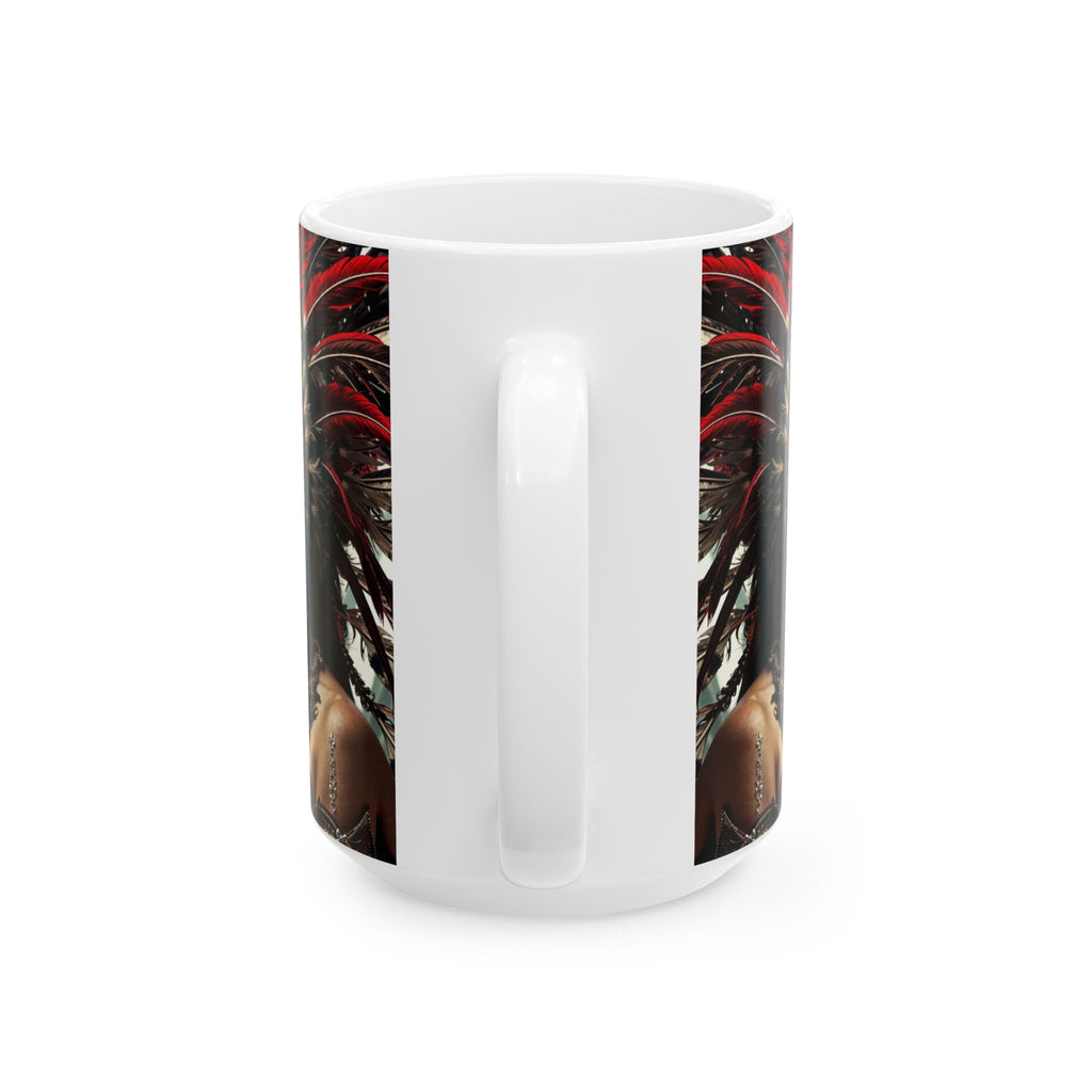 Aztec Goddess Spirit – Ceramic Mug (11oz, 15oz • Dishwasher & Microwave Safe • Made in USA • Personalized Option)