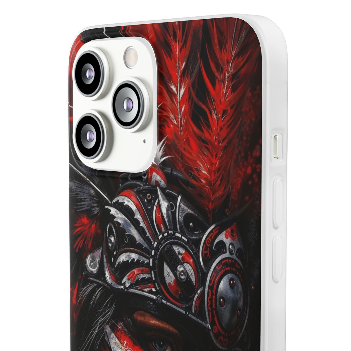 Aztec King of Kings – Flexi Phone Case (iPhone & Samsung • Clear TPU • Made in USA • Personalized Option)