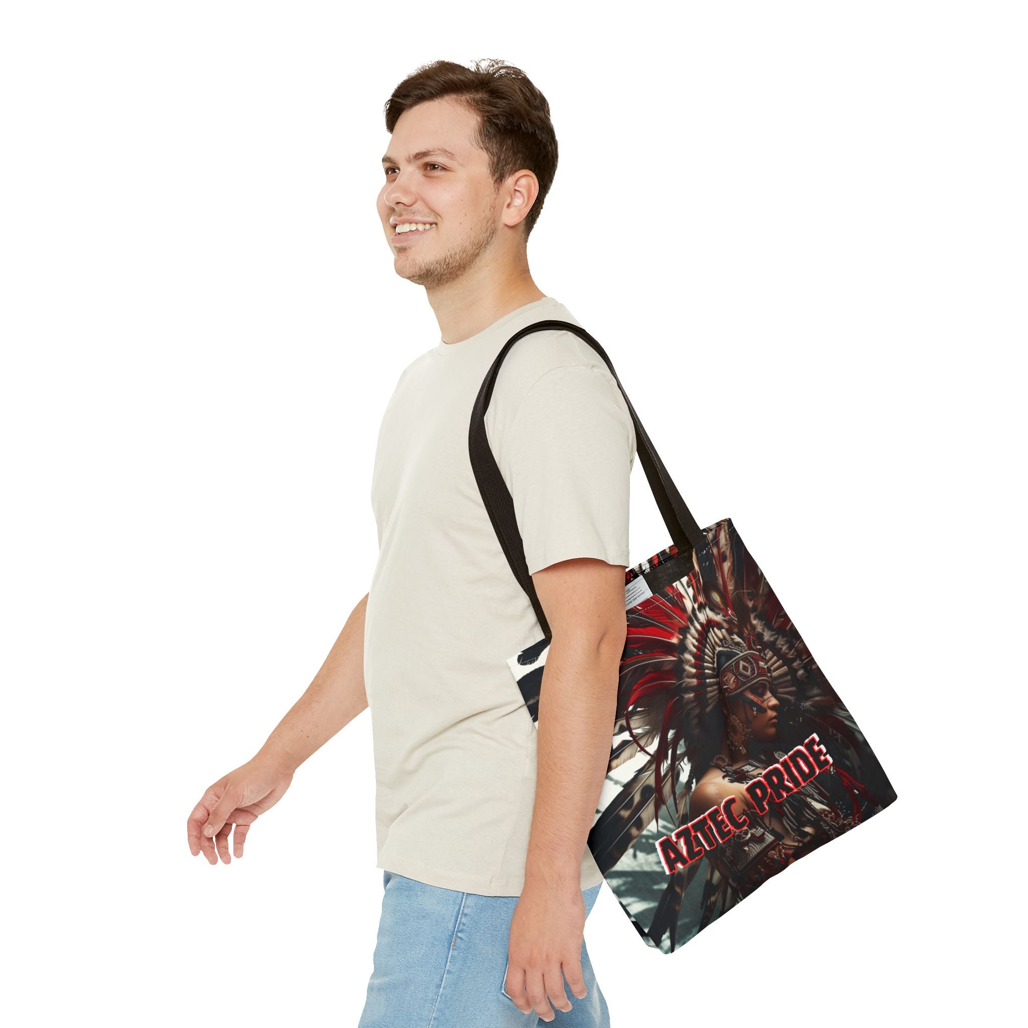 Aztec Goddess Spirit Tote Bag – Aztec-Inspired Reusable Shopping Bag | GringoArte