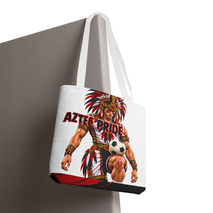 Aztec Soccer Savage Warrior Tote Bag