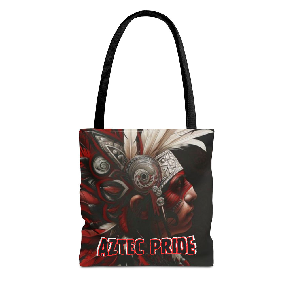 Aztec Warrior King Tote Bag – Aztec-Inspired Reusable Shopping Bag | GringoArte