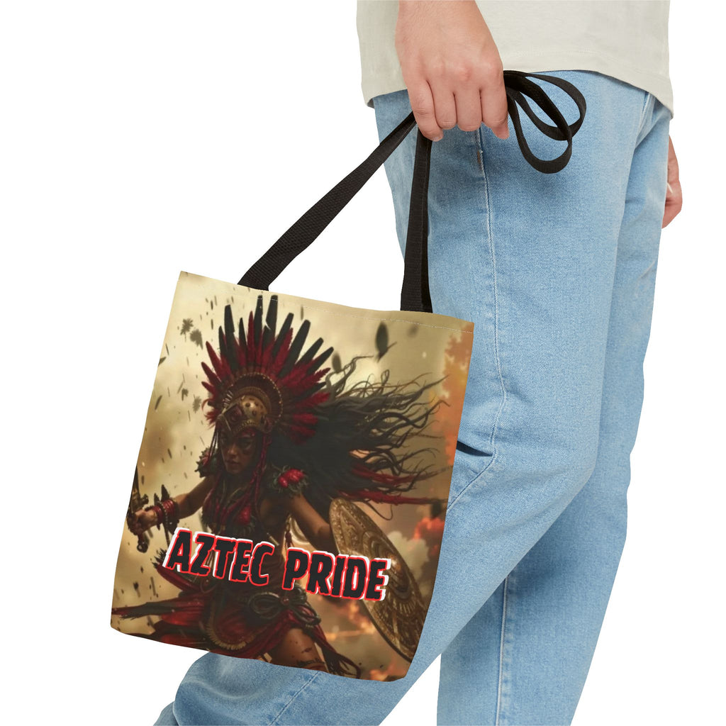 Aztec Bloodwar Queen Tote Bag – Aztec-Inspired Reusable Shopping Bag | GringoArte