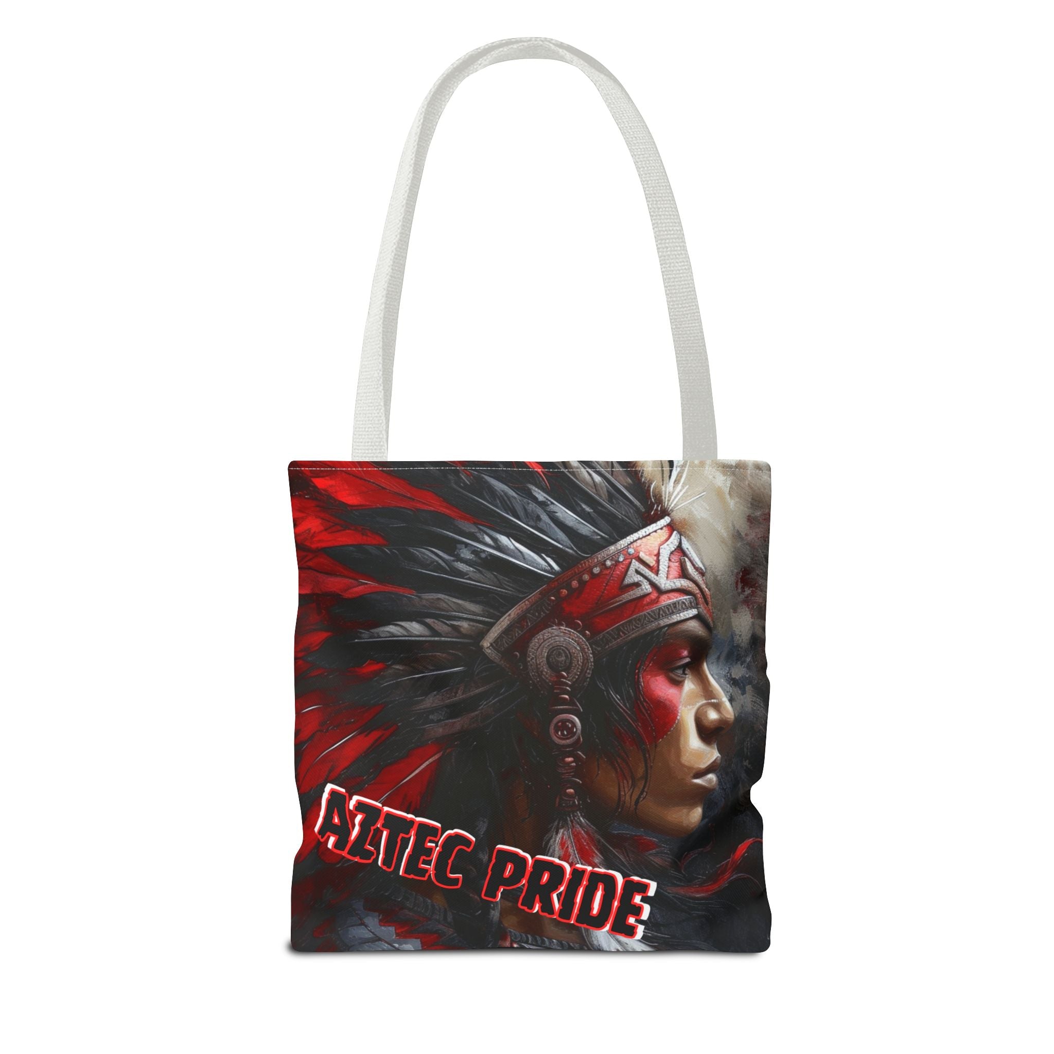 Aztec Silent Warrior Tote Bag – Aztec-Inspired Reusable Shopping Bag | GringoArte