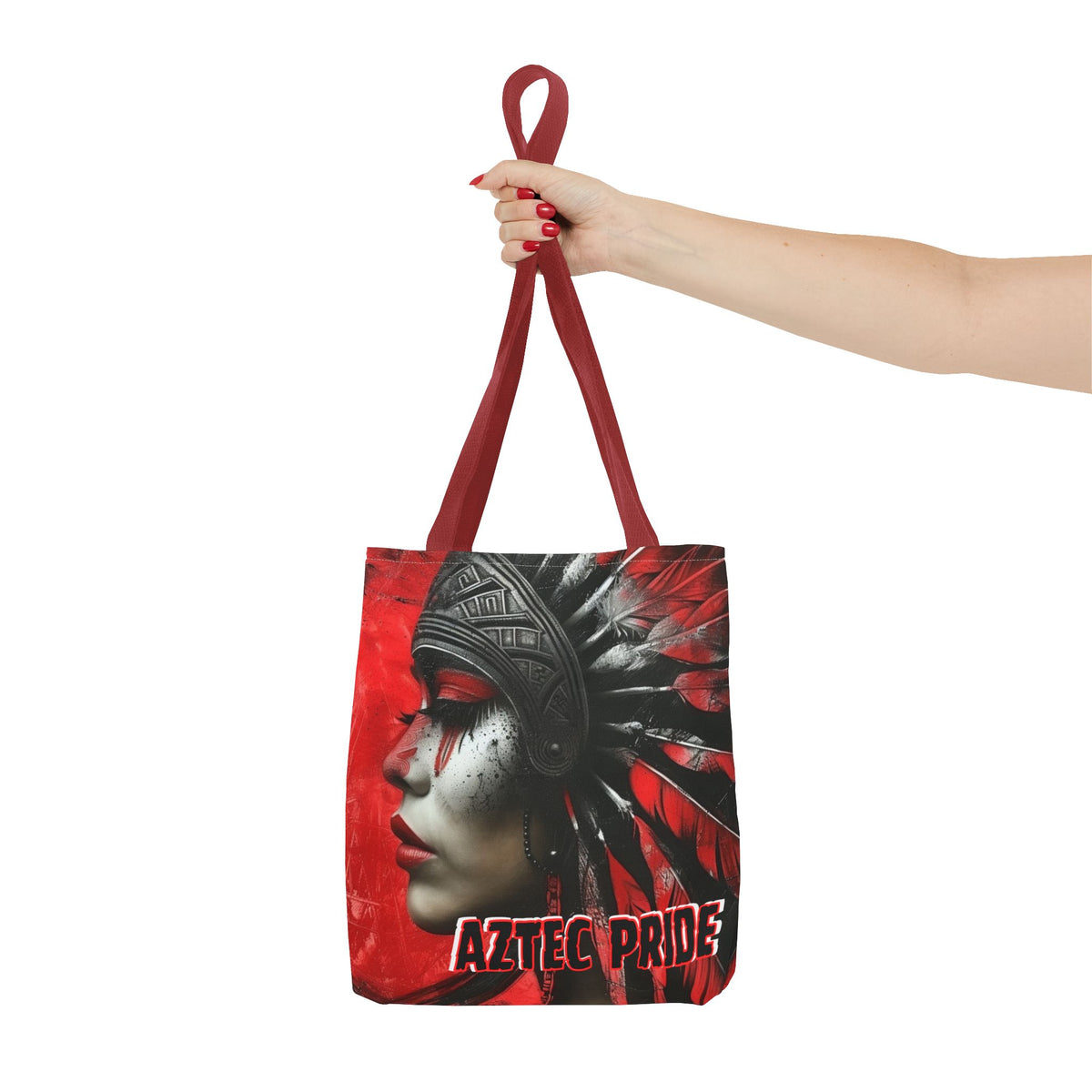 Aztec Fearless Goddess Tote Bag – Aztec-Inspired Reusable Shopping Bag | GringoArte