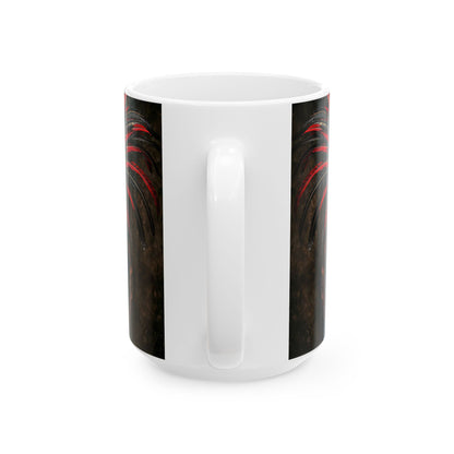 Aztec Sun Guardian – Ceramic Mug (11oz, 15oz • Dishwasher & Microwave Safe • Made in USA • Personalized Option)