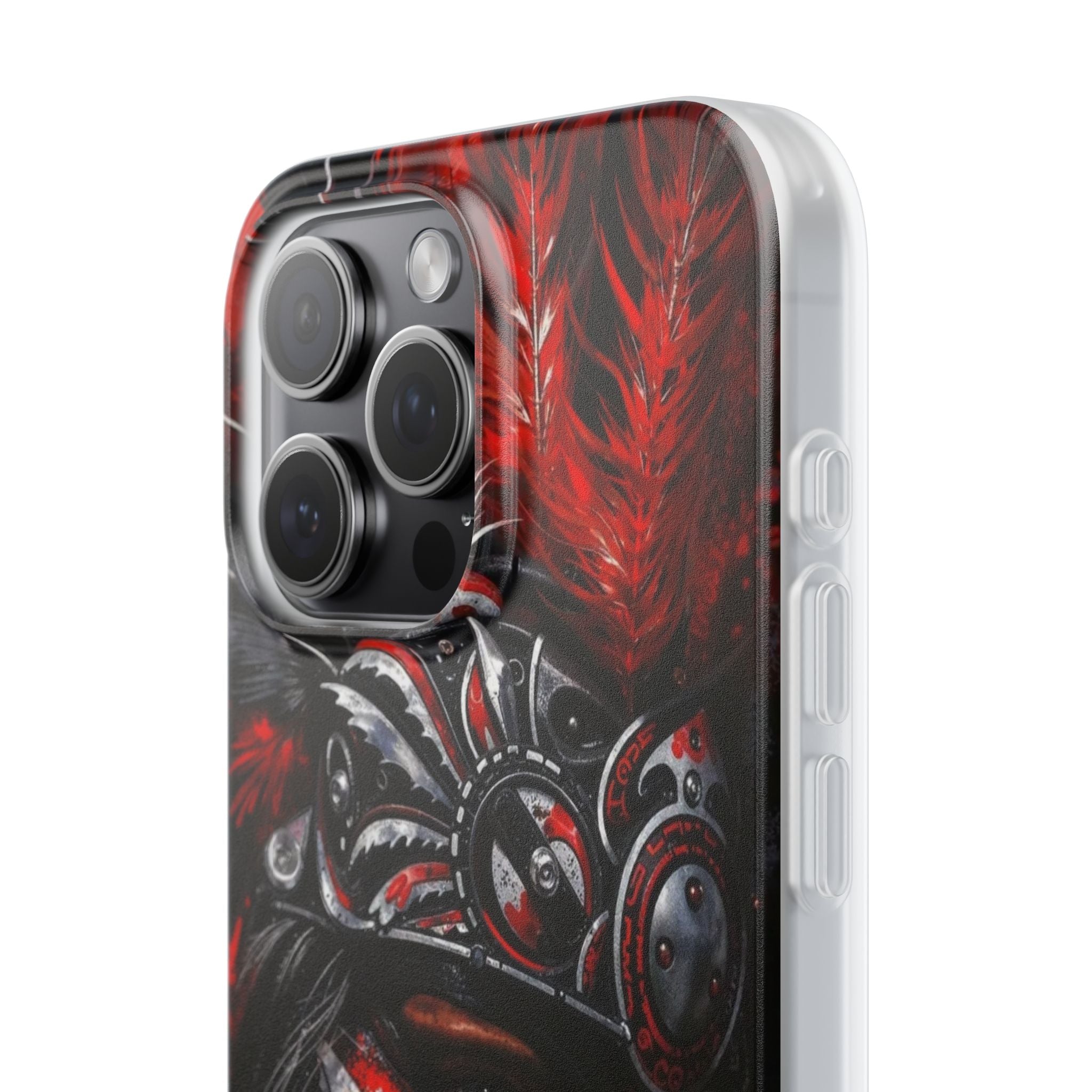 Aztec King of Kings – Flexi Phone Case (iPhone & Samsung • Clear TPU • Made in USA • Personalized Option)