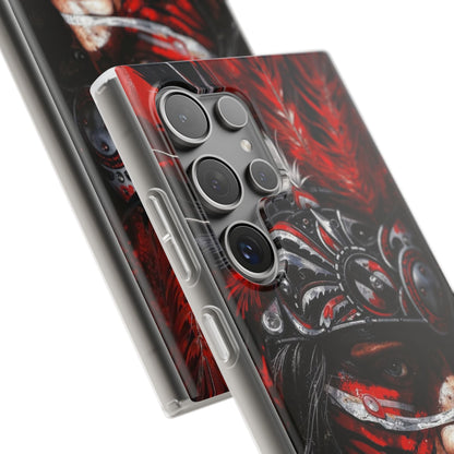 Aztec King of Kings – Flexi Phone Case (iPhone & Samsung • Clear TPU • Made in USA • Personalized Option)