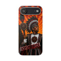 Aztec Drum Major Warrior – Flexi Phone Case (iPhone & Samsung • Clear TPU • Made & Shipped in the USA • 🚚 FREE USA Shipping • Personalized Option)