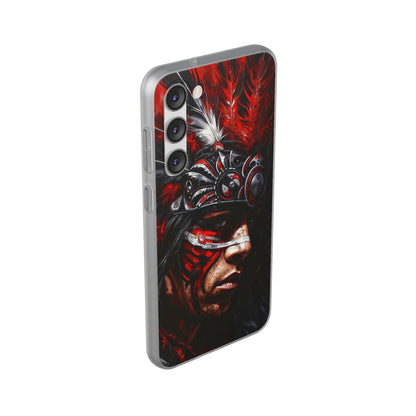 Aztec King of Kings – Flexi Phone Case (iPhone & Samsung • Clear TPU • Made in USA • Personalized Option)