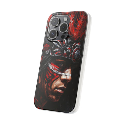 Aztec King of Kings – Flexi Phone Case (iPhone & Samsung • Clear TPU • Made in USA • Personalized Option)