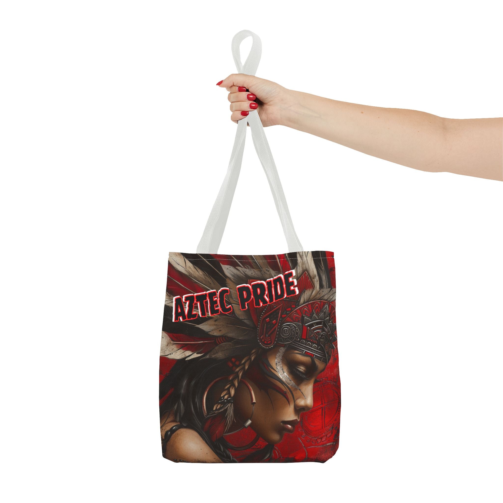 Aztec Sun Goddess Tote Bag – Aztec-Inspired Reusable Shopping Bag | GringoArte