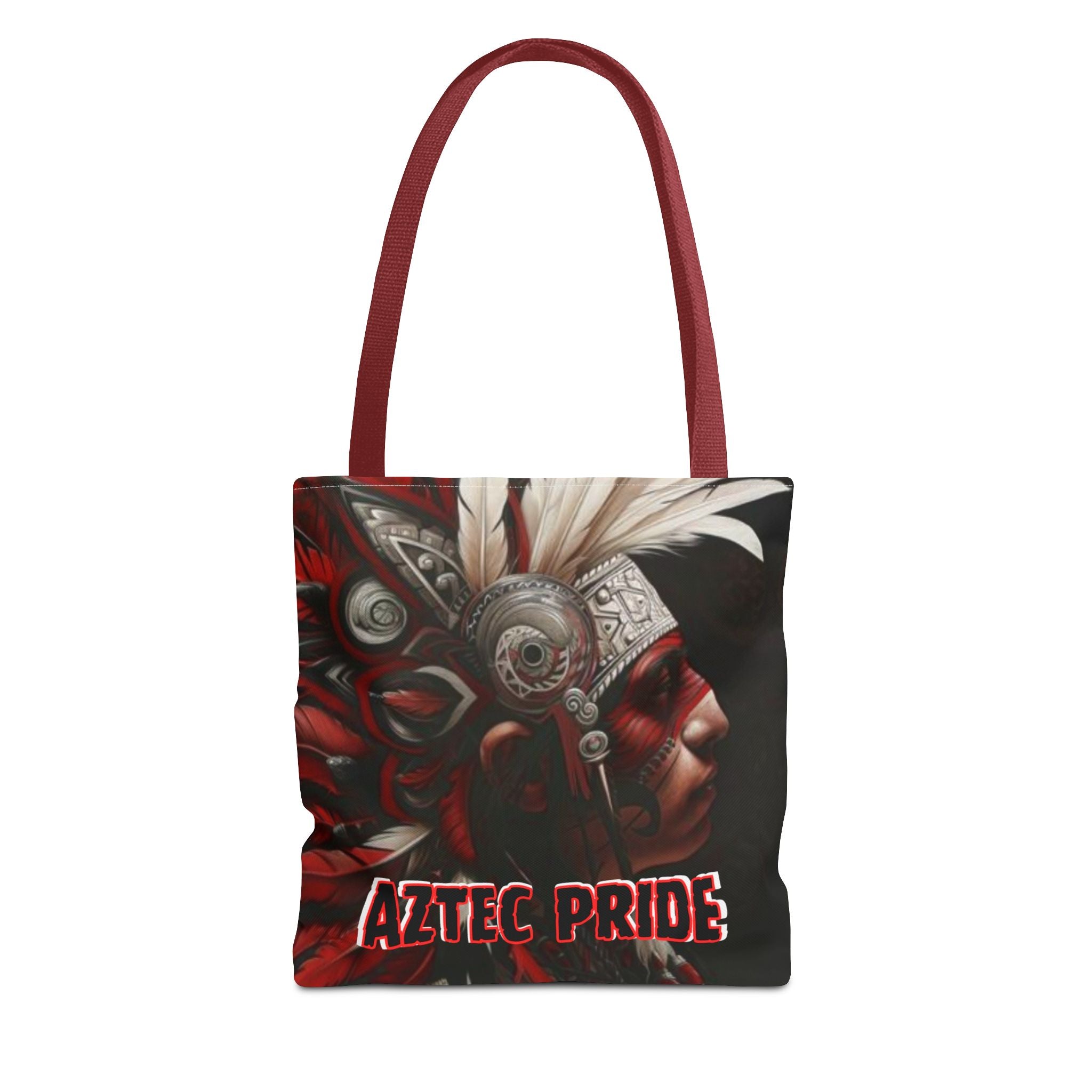 Aztec Warrior King Tote Bag – Aztec-Inspired Reusable Shopping Bag | GringoArte
